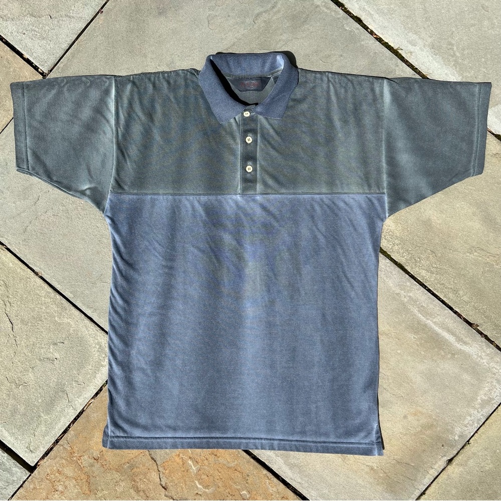 Y2K Hand Dyed Reworked Upcycled Polo Shirt